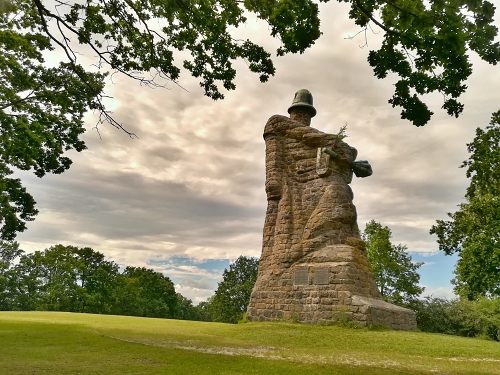 obrovská socha Jana Žižky v Sudoměři