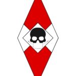 červeno bílá vlajka Mundschutzjugend
